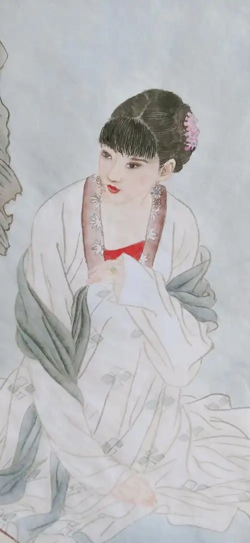 工笔仕女图