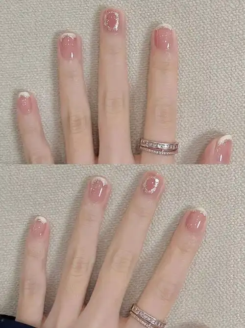 超好看的美甲 短指甲也可以这么美 高级耐看的小短甲推荐 夏日美甲