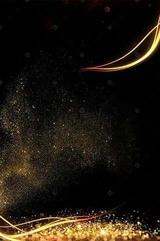 大气金粉流光背景海报