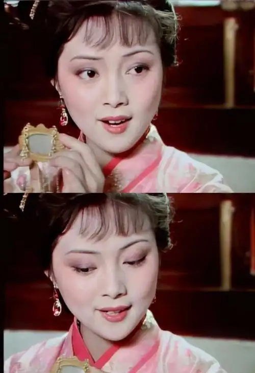 87版"宝钗"张莉保养得宜!明眸雪肌樱唇人比花娇