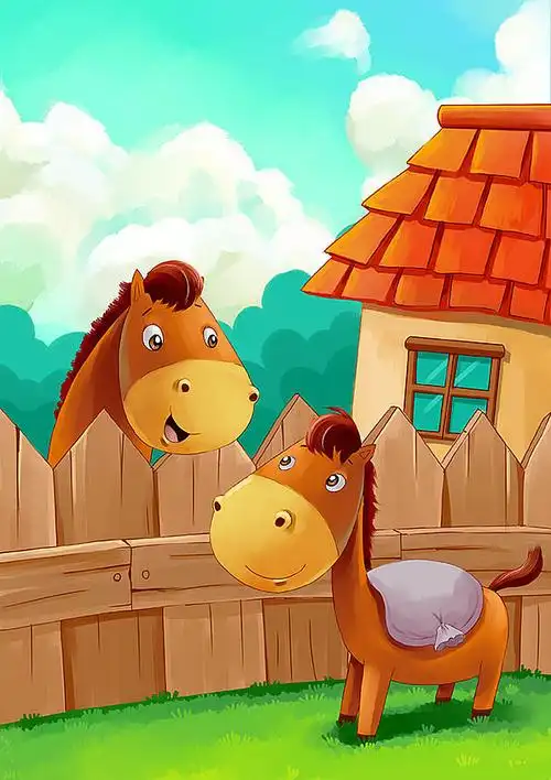 小马过河封面系列_世良插画-站酷zcool