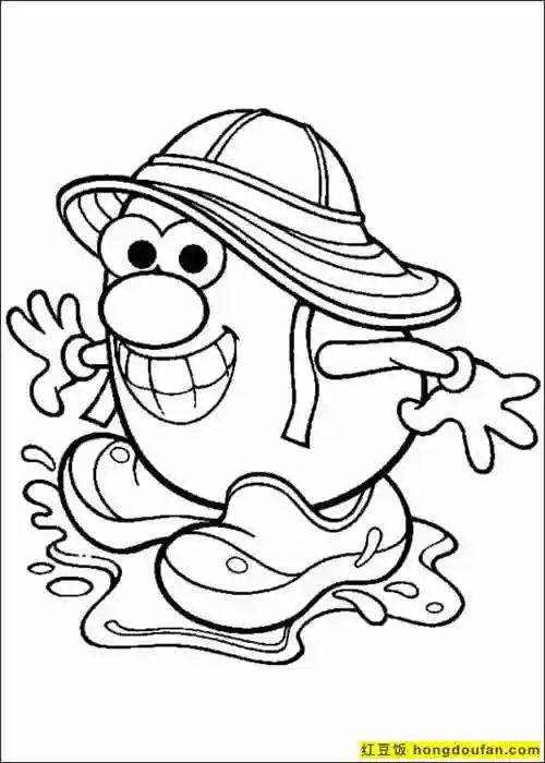 红豆饭小学生简笔画大全