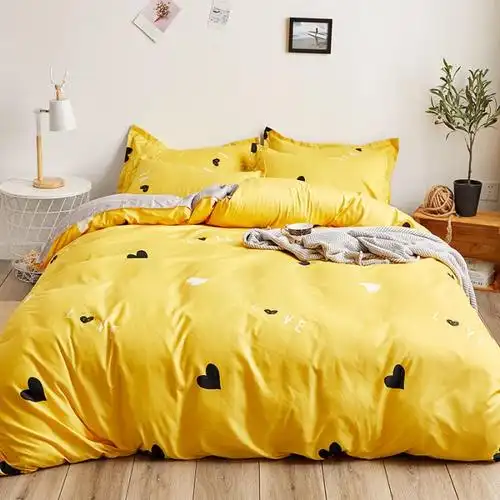 米粒 芦荟棉四件套 甜蜜风姿