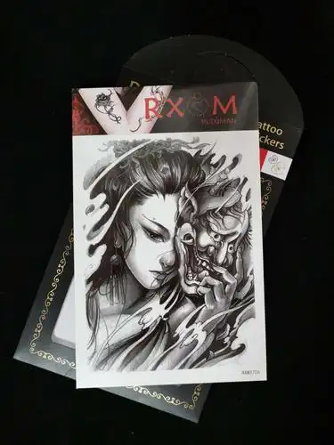 艺伎风情半臂(黑白)——9.