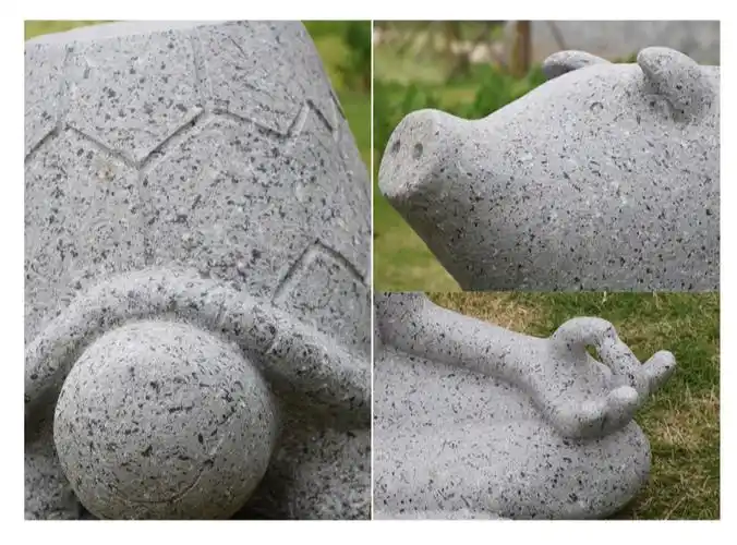 户外园林凳子玻璃钢仿石动物雕塑花园摆件装饰小品别墅庭院景观椅乌龟