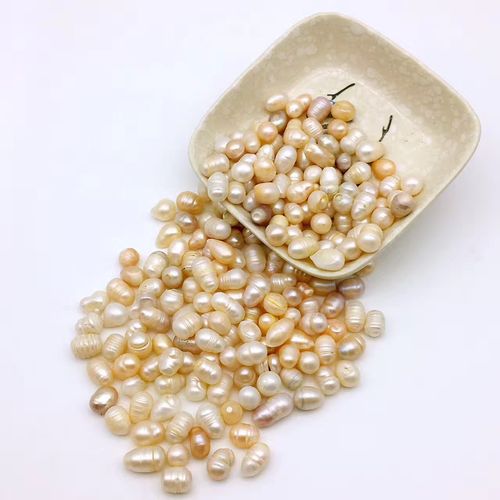 珍珠散装淡水人工养殖碎石材料佛教七宝之一摆件