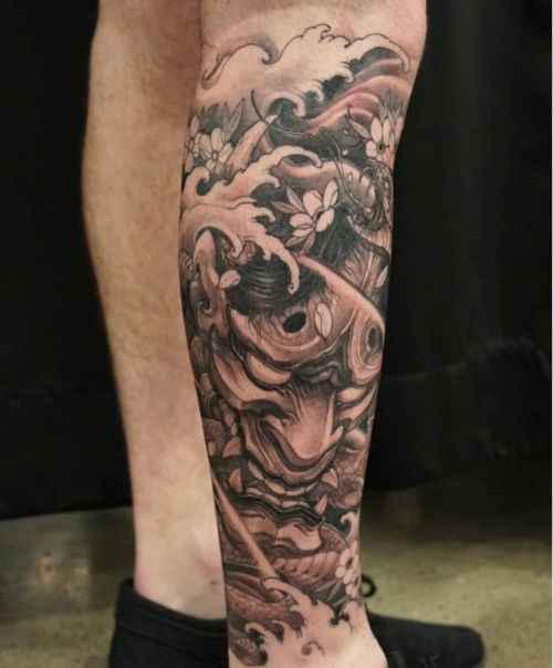 男生小腿纹身图集 包小腿好看的图片(9/14)-纹身图片网