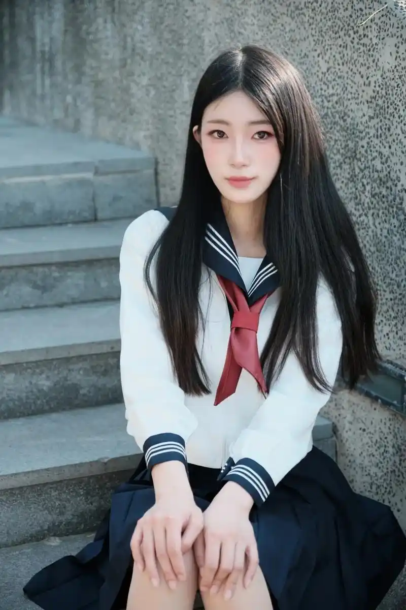 日系胶片jk写真|炎热少女97水手服日常.那个.08可以 - 抖音