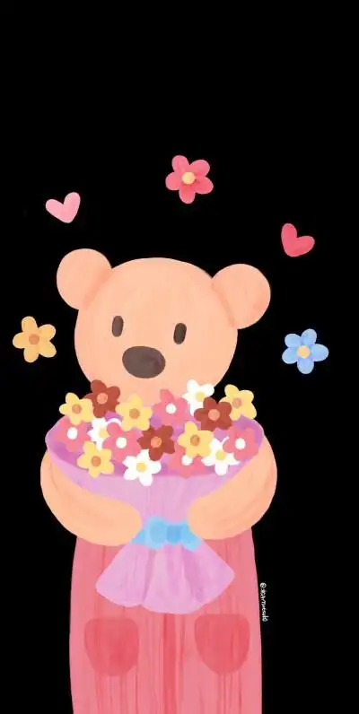 "如果有不开心请写在纸条上寄给月亮"可爱棕熊ww 图源网络‖侵删