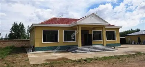 农村盖平房设计大全图,乡下建房一层户型图及效果图