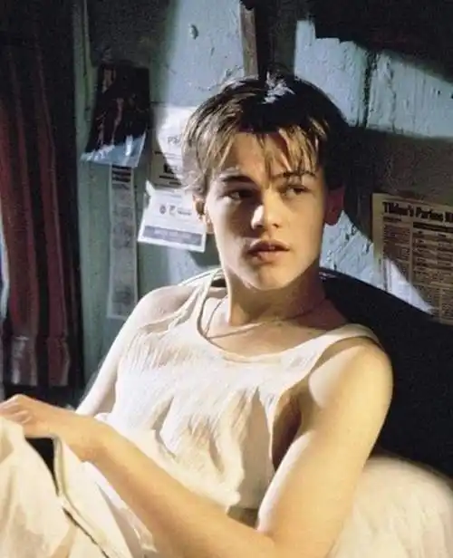 1.这张照片中的小李子,眼睛里有星辰大海啊!太美了吧!