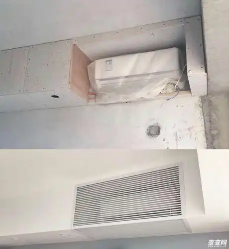 把壁挂式空调安装在吊顶里隐藏起来伪装成中央空调可行吗