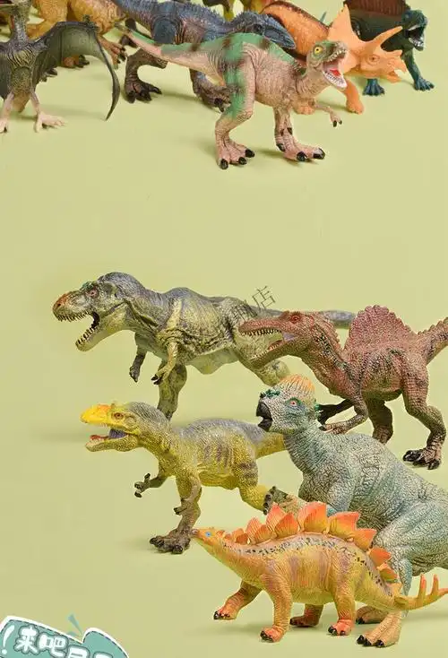 恐龙园玩具侏罗纪恐龙世界模型玩具套装儿童乐园霸王龙剑龙小号仿真