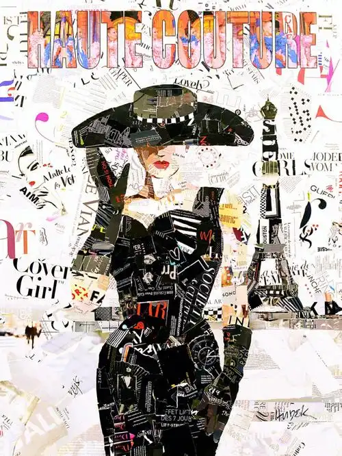 时尚大片 彩纸片≈波普艺术#时尚杂志  #拼贴 #贴纸  #剪贴画  #装饰