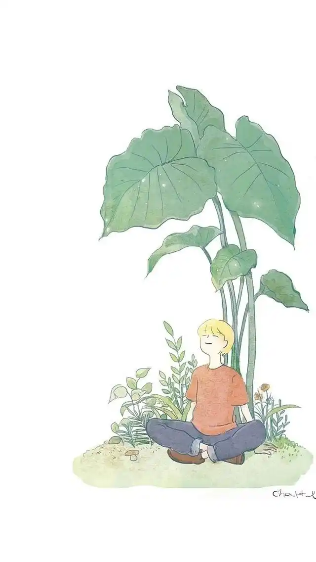 治愈系小清新手绘图片,唯美动人的故事系列插画