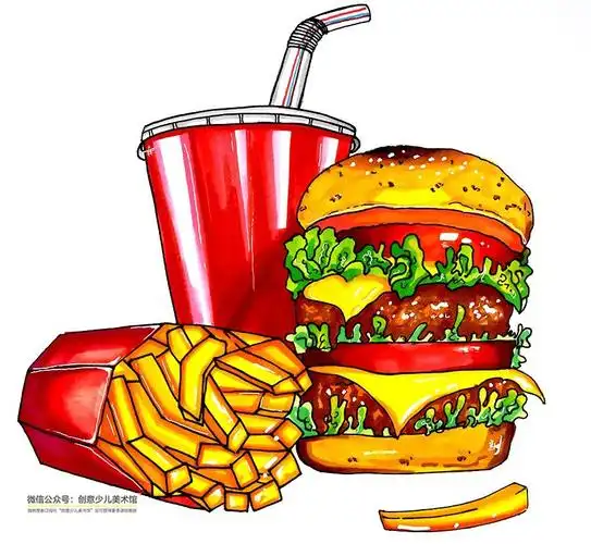 旗舰店什么意思 汉堡包简笔画图片彩色 - 汽车时代网