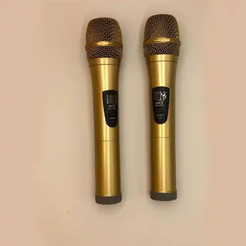 uhf专业无线麦克风一拖二ktvu段无线话筒