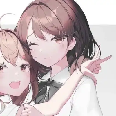 动漫一甜一拽的闺蜜头像图片102张_闺蜜姐妹女生头像_头像屋