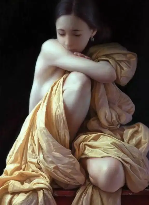 油画里的美背,感受欲遮还羞的含蓄之美 - 名画网 - 名画网