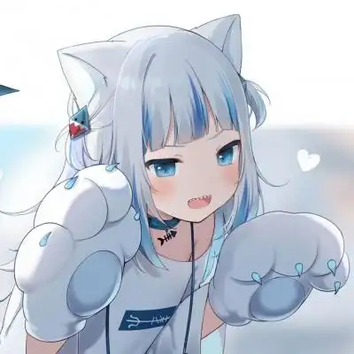 猫耳朵头像女 高清可爱的二次元猫耳朵女孩动漫头像图片_女生头像_美