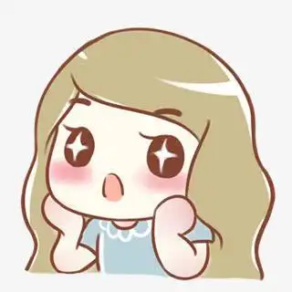 女生头像手撑着下巴