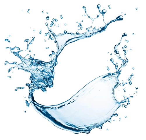 卡通蓝色水滴图片-卡通蓝色水滴广告效果素材下载_懒人图库