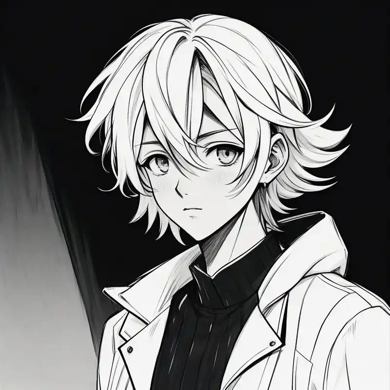 黑白素描头像|高级狠心绝情冷血 今天分享一组黑白素描风格的头像,每