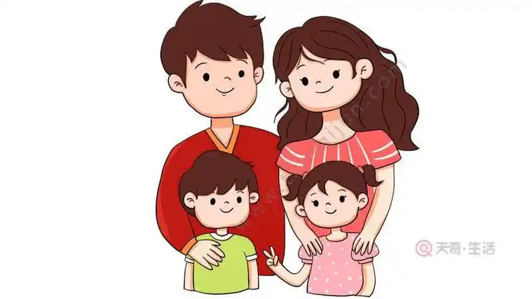 一家四口简笔画怎么画procreate一家四口简笔画头像简笔画一家四口