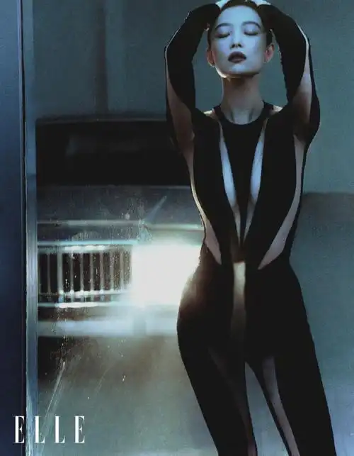 倪妮elle耀夜大片##倪妮elle12月刊封面