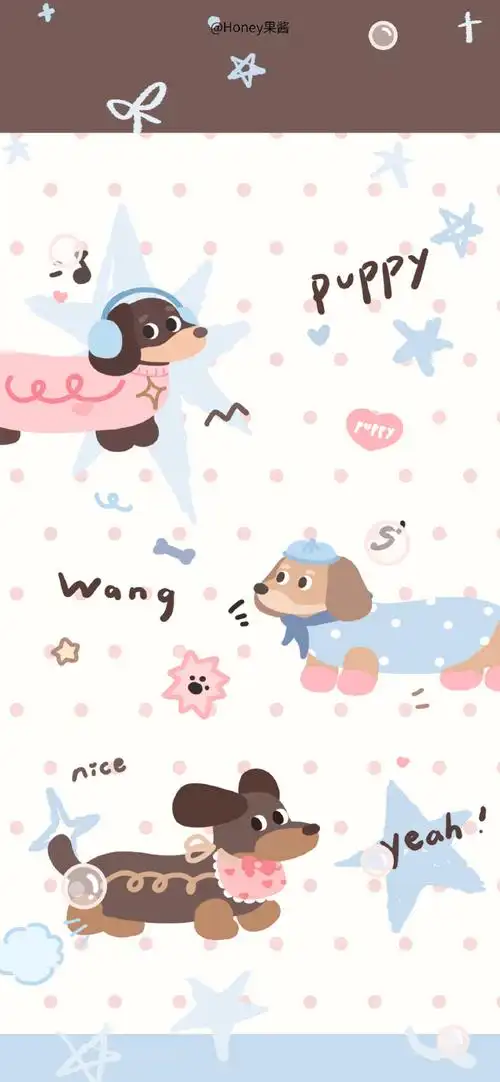 腊肠狗可爱壁纸08