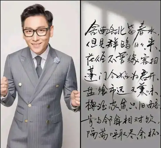 明星书法大比拼,何炅,靳东,李好,毛不易等,谁的字迹最好?