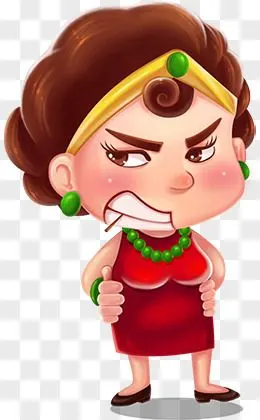 大妈卡通图片素材_免费大妈卡通png设计图片大全_图精灵