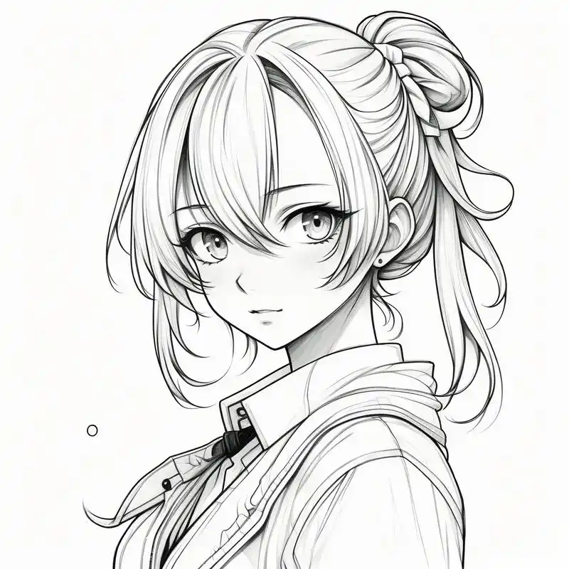 96素描动漫头像大赏