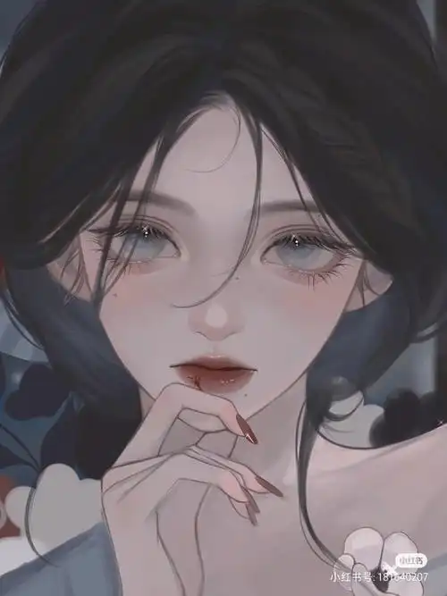 动漫卡通女生女头古风可爱高冷