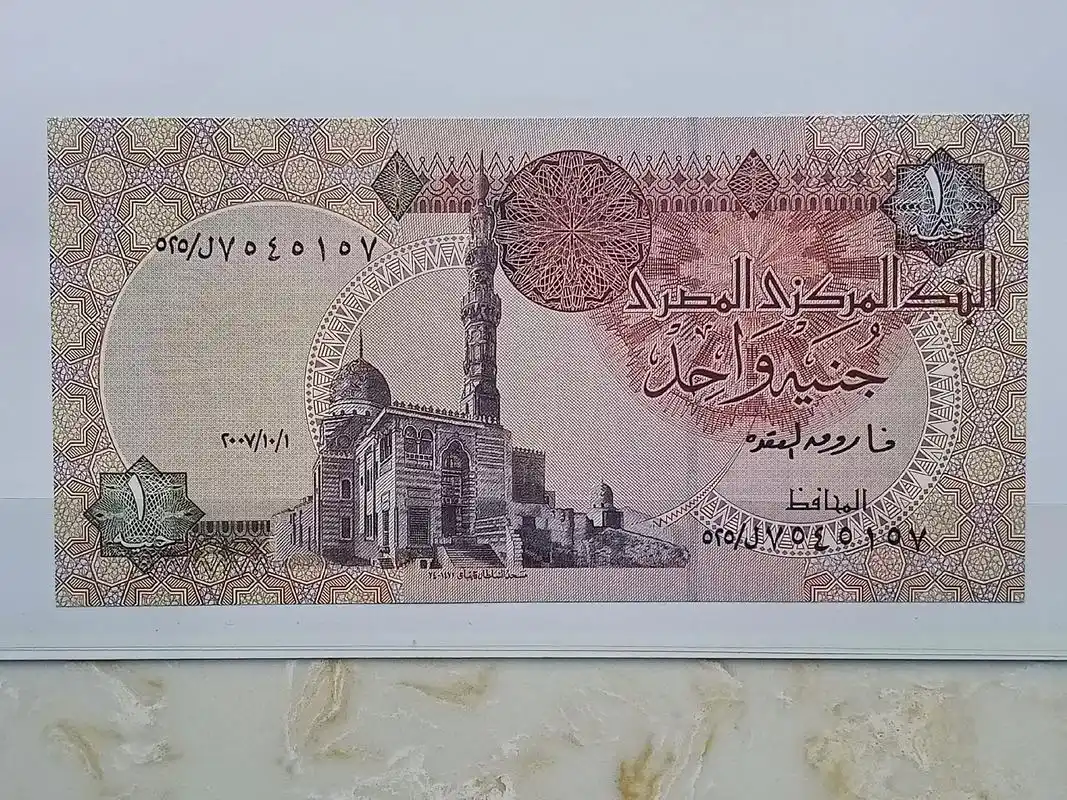 埃及1埃及镑#埃及货币埃及镑#外币欣赏#我的收集品 - 抖音