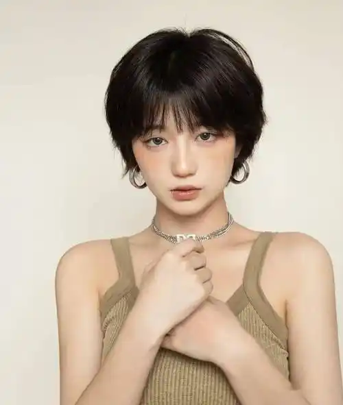 "超短发女孩"_发型_中国_形象