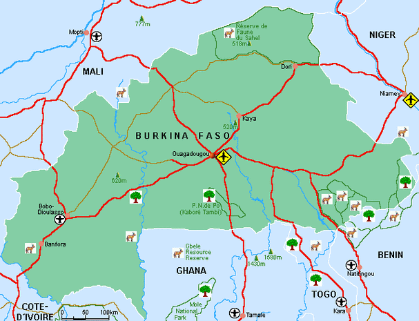 布基纳法索领土面积有多大!