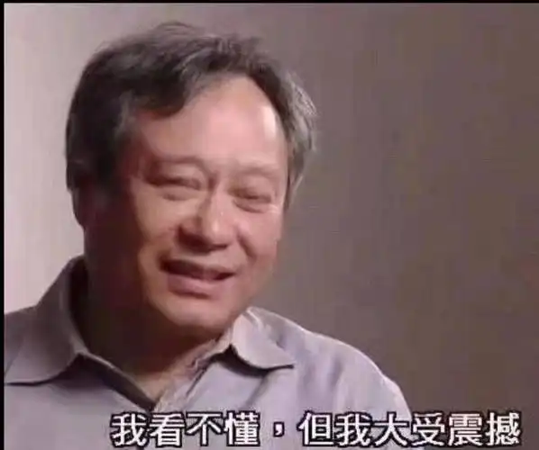 我看不懂但我大受震撼李安表情包大受李安震撼看不懂表情