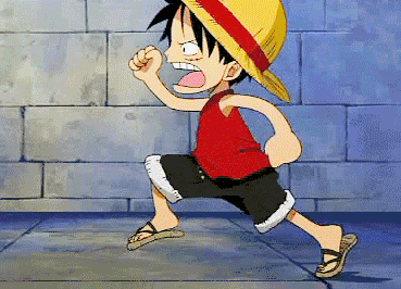 航海王 路飞 动漫 奔跑 可爱