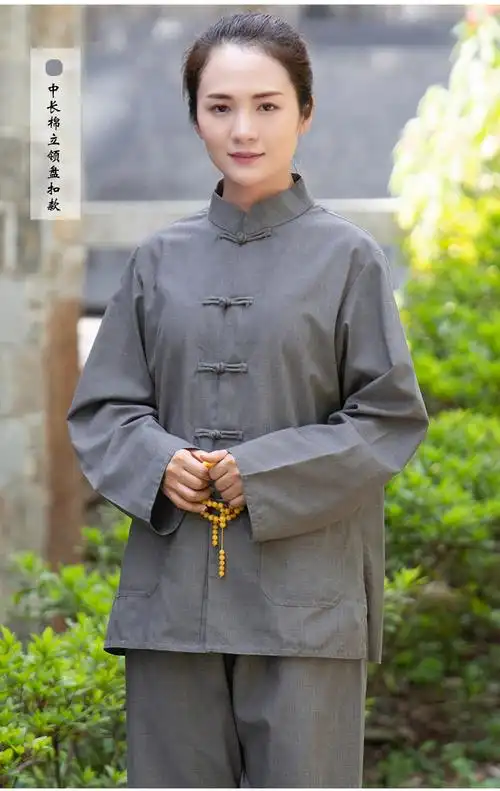 僧服小褂僧衣罗汉褂居士服男夏季禅修服女海青海清修行棉中国风打坐服