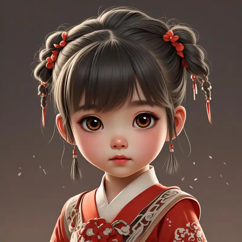 q版小女孩头像97超萌可爱!