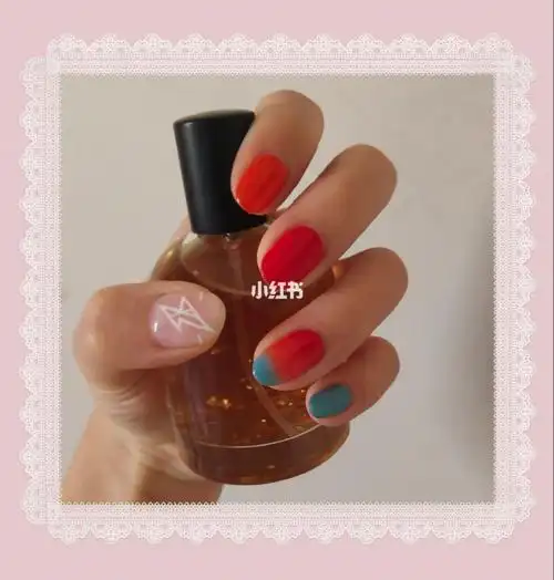 r1se应援色破晓色美甲_指甲胶_美甲店_r1se_美妆_美甲