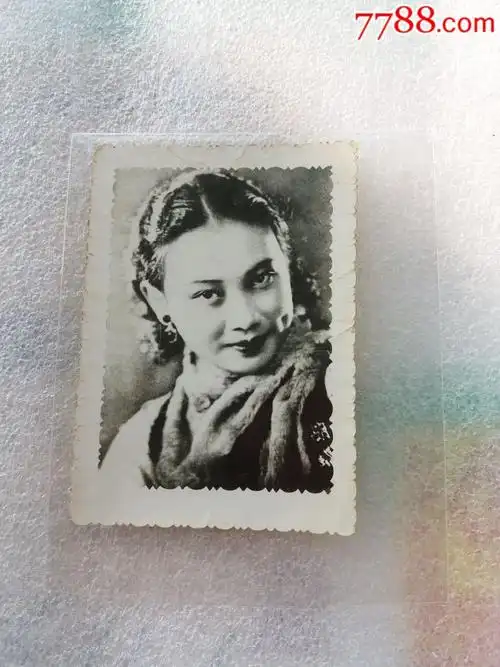 民国蝴蝶照片一张