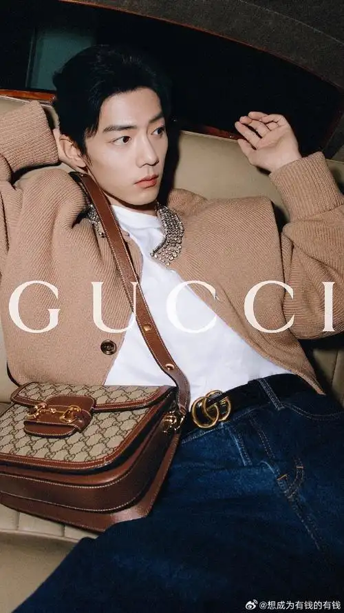 肖战在日落黄昏时##肖战晚宴穿搭##肖战gucci品牌代言人