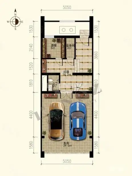 紫玉山庄三期新出联排别墅,4.8米挑空客厅,价格好