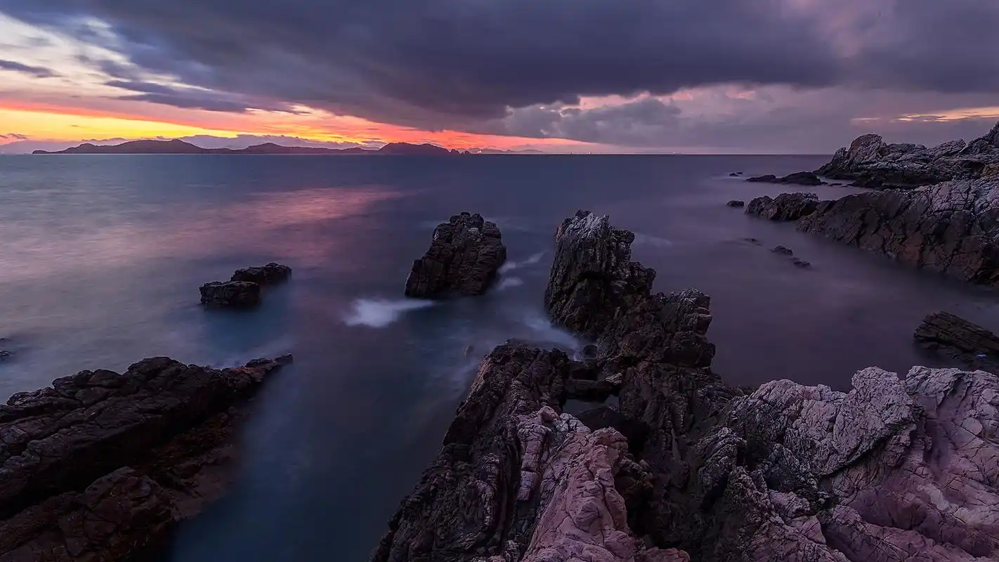 美丽的海湾优美自然风景高清图片桌面壁纸