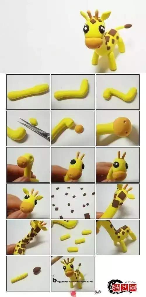 24款超萌粘土软陶小动物做法在家跟孩子一起做吧附教程