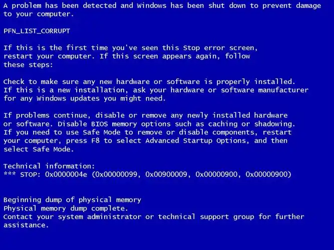 愚人节搞怪蓝屏高清壁纸