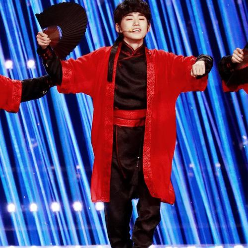 晚会中国风男团tf家族时代少年团同款扇子舞霍元甲舞蹈表演出服装
