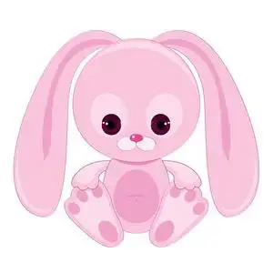 粉色兔子图片